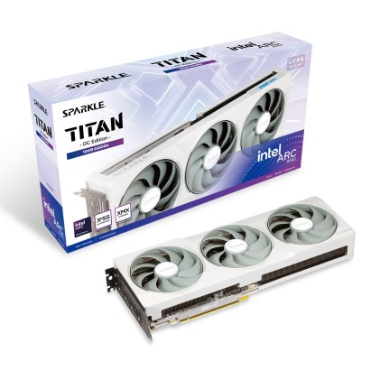 VGA SPARKLE Intel ARC B580 12GB TITAN LUNA OC (Battlemage Lineup)