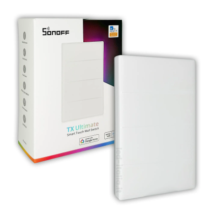 Sonoff Interruttore WiFi Smart Touch con 4 Pulsanti e Illuminazione RGB