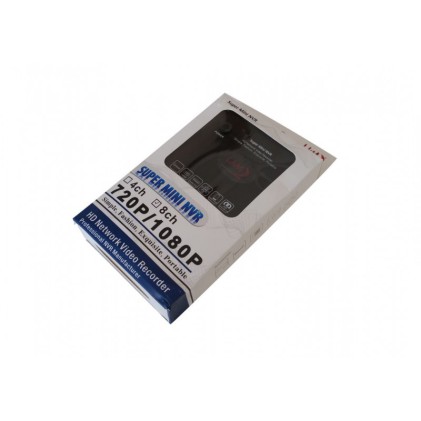 LKM Mini Registratore NVR 8 Canali Per Telecamere Ed Impianti IP Ad Alta Risoluzione Colore Nero - HD Foscam Onvif Compatibile