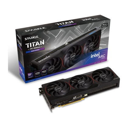 VGA SPARKLE Intel ARC B580 12GB TITAN NOX OC (Battlemage Lineup)