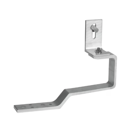 LED Italia Gancio per Tetto con Tegole Portoghesi o Coppi per Fissaggio Pannelli Solari Fotovoltaici