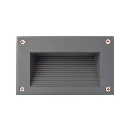 Segnapasso LED Mystic Finitura Grigio Bianco naturale 4000K