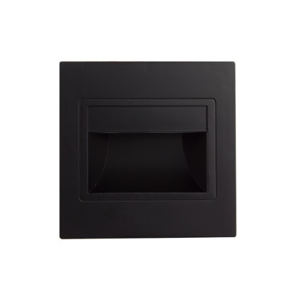 Segnapasso LED Randy Finitura Nero Bianco naturale 4000K