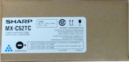 ORIGINALE Sharp toner ciano MX-C52TC 14200 pagine