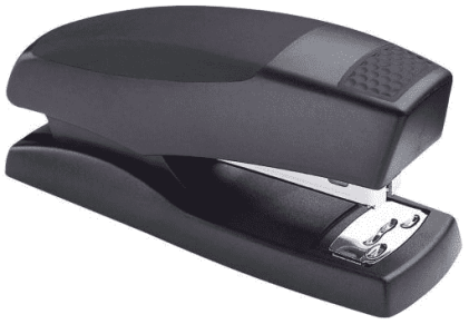 Cucitrice golf Petrus 435 - Fino a 30 fogli - Pinzatura chiusa, aperta e inchiodata - Colore nero