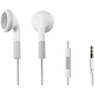 Apple Auricolari Con Microfono, Colore Bianco, Bulk