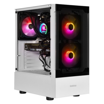 Gamdias Case Talos E3 White Mid Tower 3*120Mm Argb Tg