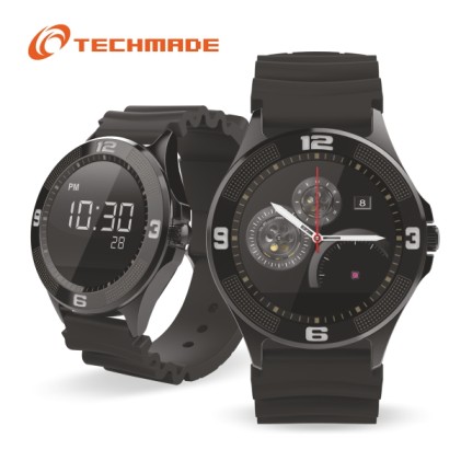 TECHWATCH ROUND FULL BLACK