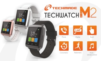 Techmade TechWatch M2 MINI White and PINK