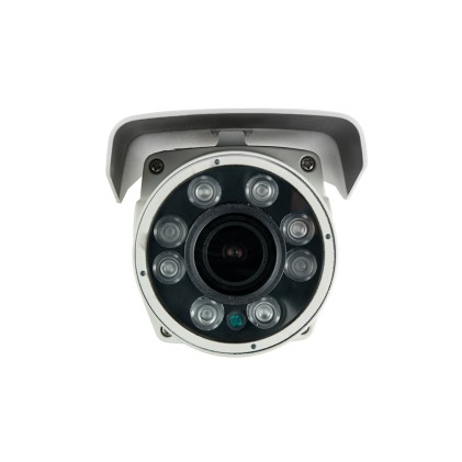 Telecamera Bullet Varifocale AHD Vultech CM-BUR1080AHDV-B 1/3" 2 Mpx 1080p 2,8-12mm 9Pcs Array IR 60M Bianca