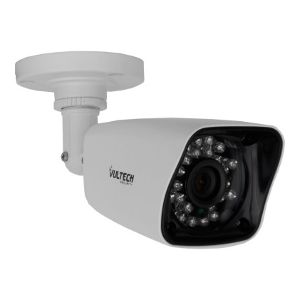 Telecamera Bullet AHD Vultech 1/4" 1,3 Mpx 960p 2,8mm 24Pcs Led IR 25M Bianca