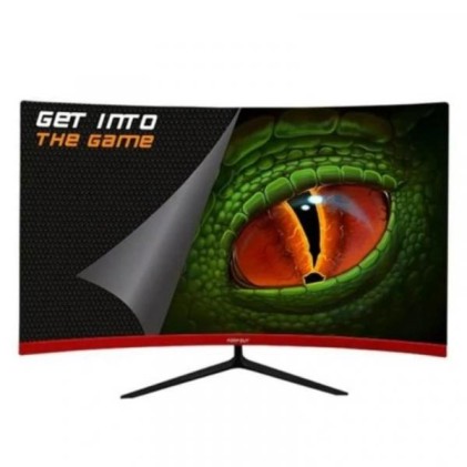 KeepOut Monitor da gaming LED 27" curvo R1500 FullHD 1080p 200Hz - Illuminazione posteriore - Risposta 1ms - Angolo di visione 178&ordm; - Altoparlanti 6W - 16:9 - HDMI, DisplayPort - VESA 100x100mm