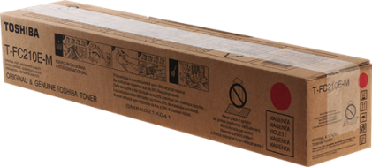 ORIGINALE Toshiba toner magenta T-FC210EM 6AJ00000165 33600 pagine