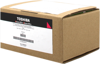 ORIGINALE Toshiba toner magenta T-FC305PM-R 6B000000751 3000 pagine cartuccia di stampa riutilizzabile