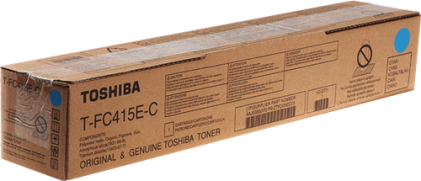 ORIGINALE Toshiba toner ciano T-FC415EC 6AJ00000172 33600 pagine