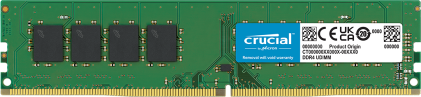 Crucial UDIMM 8GB, DDR4-3200, CL22-22-22