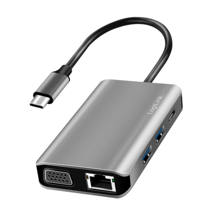Docking station LogiLink USB 3.2 Gen 1 USB-C 7-Port UA0410