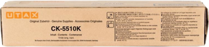 ORIGINALE Utax toner nero CK-5510K 1T02R40UT0 20000 pagine