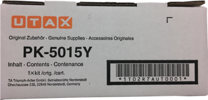 ORIGINALE Utax toner giallo PK-5015Y 1T02R7AUT0 3000 pagine