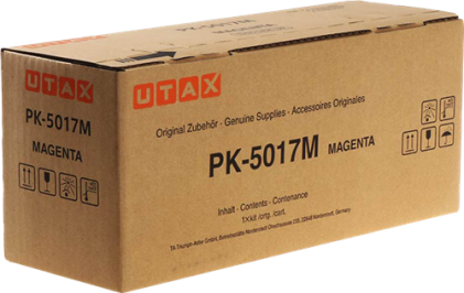ORIGINALE Utax toner magenta PK-5017M 1T02TVBUT0 6000 pagine