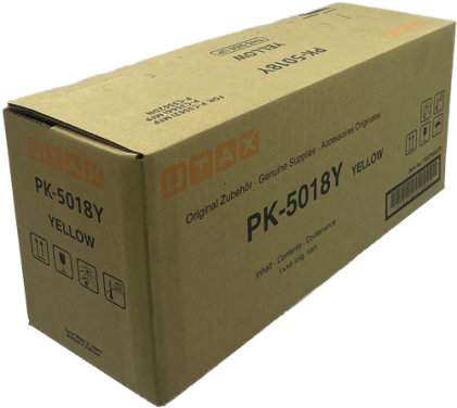 ORIGINALE Utax toner giallo PK-5018Y 1T02TWAUT0 11000 pagine