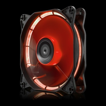 Ventola Di Raffreddamento 12cm Vultech HL-01RD Con HALO LED - Rosso