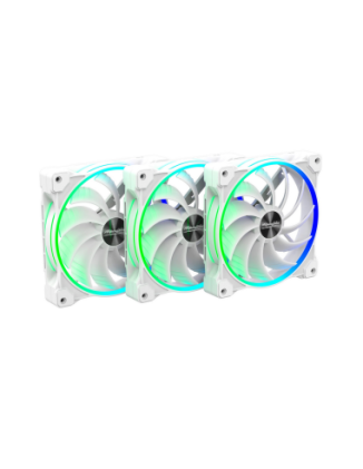Cooler Alpenfцhn wing boost 3 argb bianco kit da 3