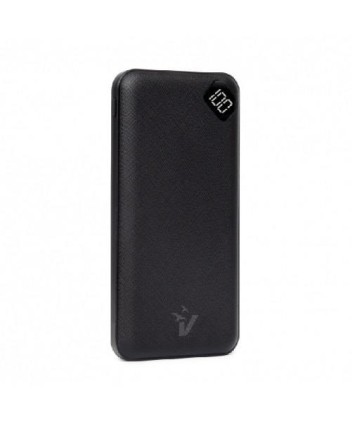 Vultech Powerbank Con Schermo Lcd 20000 Mah Usb E Type C Quickcharge 3.0 Nero