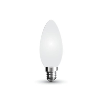 V-TAC VT-1928 Lampadina LED E14 4W Candela twist cross filamento - Bianco caldo 3000K - SKU 71071