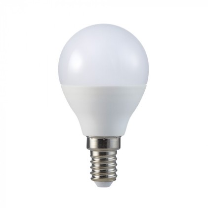 V-TAC VT-2098 Lampadina LED E14 7W Mini Globo - Bianco freddo 6400K - SKU 7323