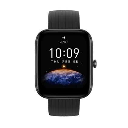 Orologio Smartwatch Amazfit Bip 3 - Schermo 1.69" - Bluetooth 5.0 - Resistenza all acqua 5 ATM - Colore nero