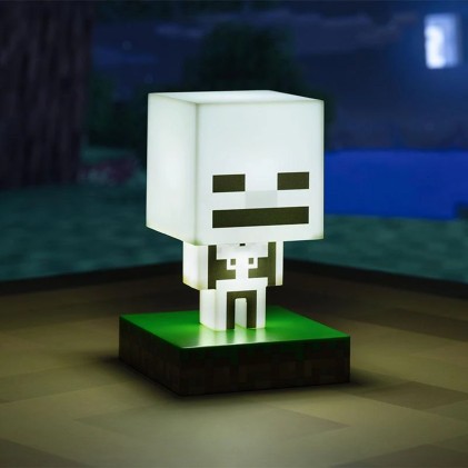 Lampada Paladone Minecraft Skeleton Light Icons Pp8999Mcf