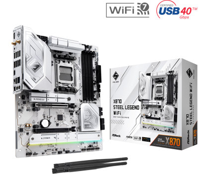 Asrock X870 Steel Legend WiFi AMD X870 Socket AM5 ATX