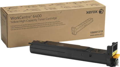 ORIGINALE Xerox toner giallo 106R01319 WorkCentre 6400 16500 pagine alta capacitа