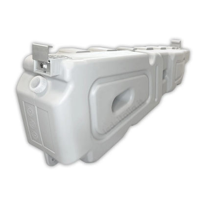 Zavorra Per Pannelli Solari In Hdpe 27° Riempibile Ad Acqua (60Kg) Per Tetti Piani 1Pz