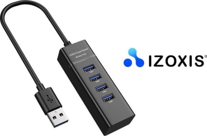 Hub 4 porte USB 3.0 con luce LED di controllo