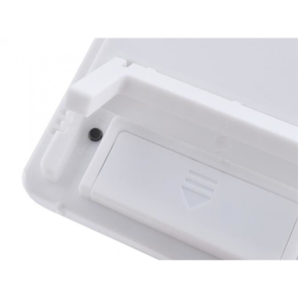 Termometro igrometro ambientale, stazione meteo con orologio