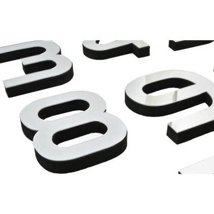 Orologio da parete moderno, da comporre, 60 - 130 cm, effetto 3D