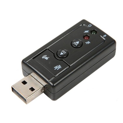 Scheda audio USB con jack per cuffie e microfono