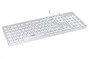 Tastiera Italiana 105 Tasti Colore Bianco Connettore Usb
