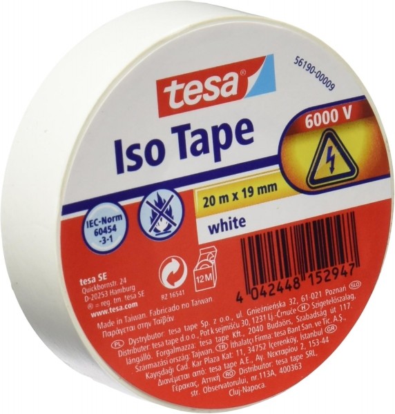 Expired Film Nastro Isolante Elettrico PVC 19mm X 20m - Ritardante Di Fiamma, Per Uso Elettrico Application Tape - Foto 11