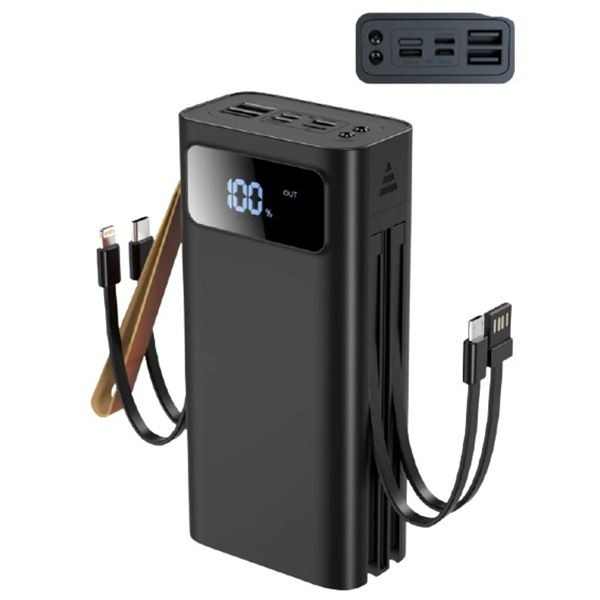 XO PR142 Powerbank 30000mAh - Display Digitale - 2x USB-A, 1x USB-C, 1x  microUSB, 1x Lightning - Ingressi USB, microUSB, USB-C e Lightning - Ricarica  rapida - POWER BANK - Esseshop 