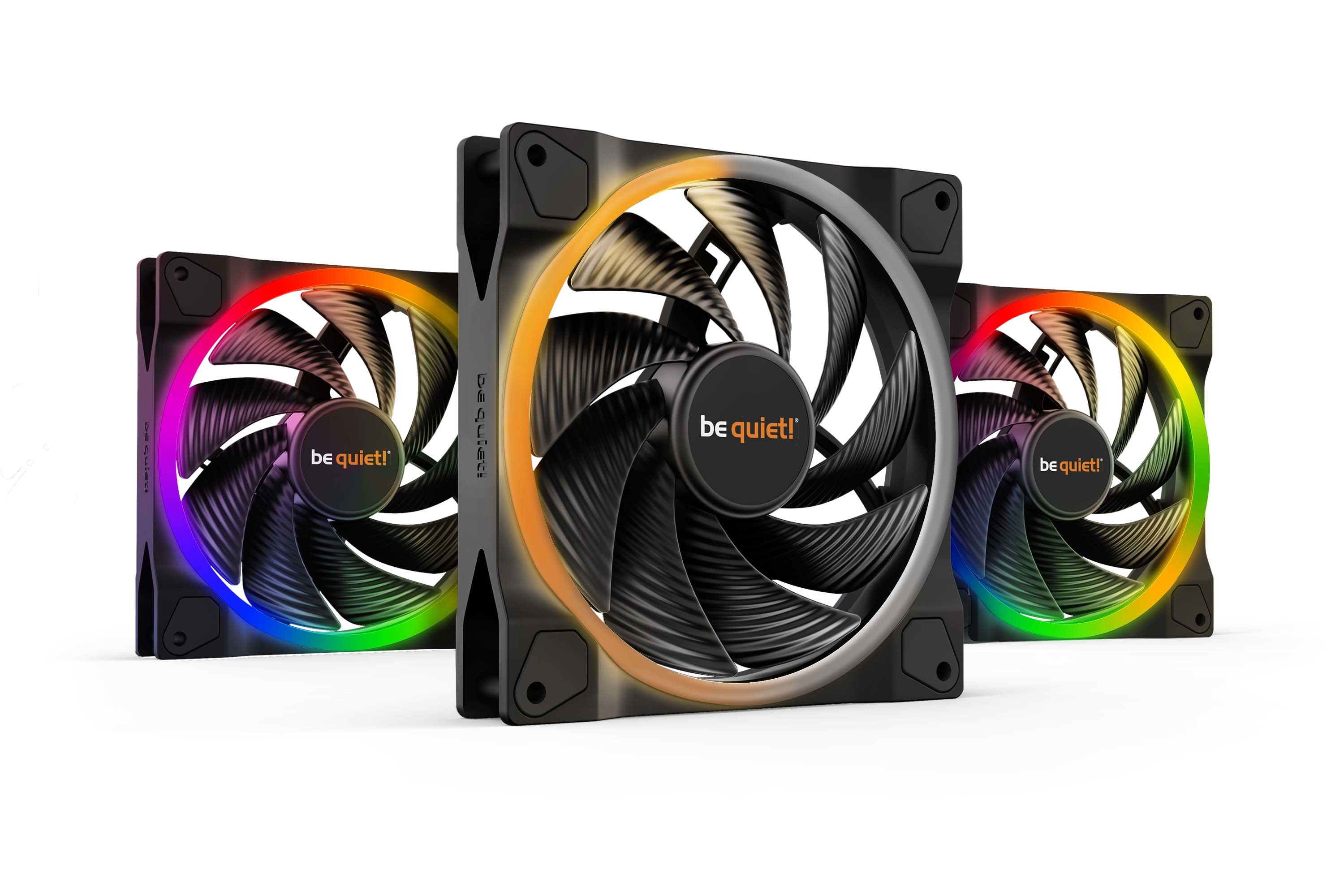 Be Quiet! Ventola Light Wings 140Mm Argb Pwm High Speed Fan Black 3 Pack -  140mm - Esseshop - Il tuo Partner in Informatica, PC e Networking
