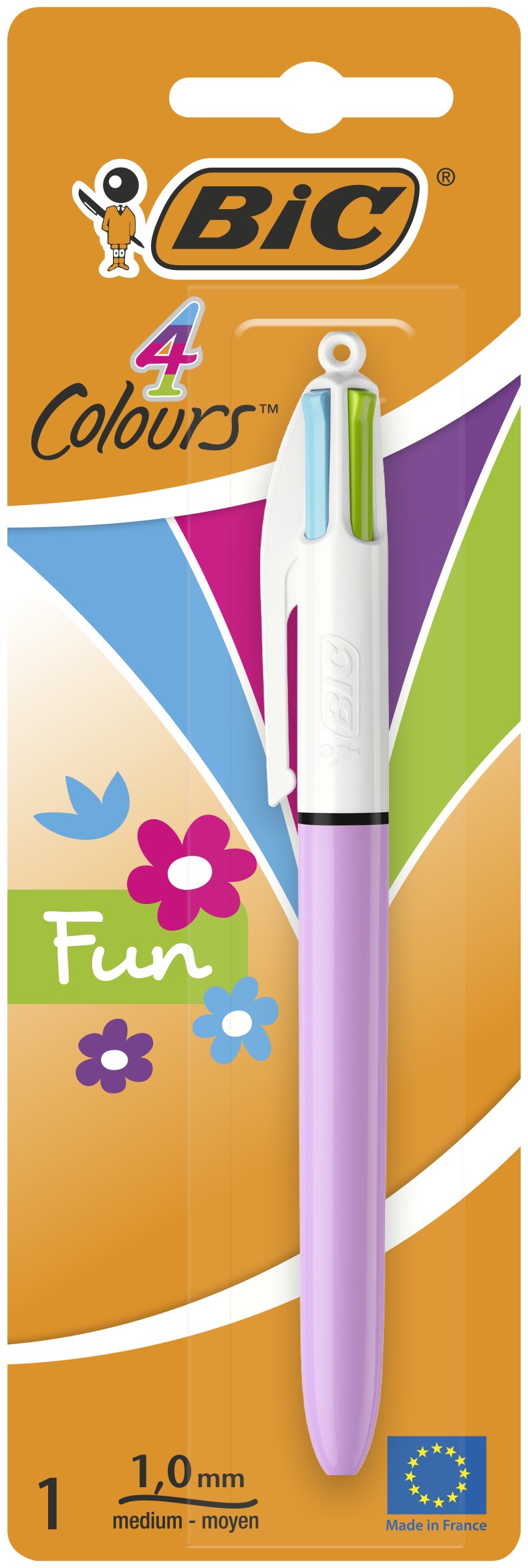 BIC 4 Colori Fun, Penna a Sfera (Punta 1mm), Confezione da 1 - Penne -  Esseshop - Il tuo Partner in Informatica, PC e Networking