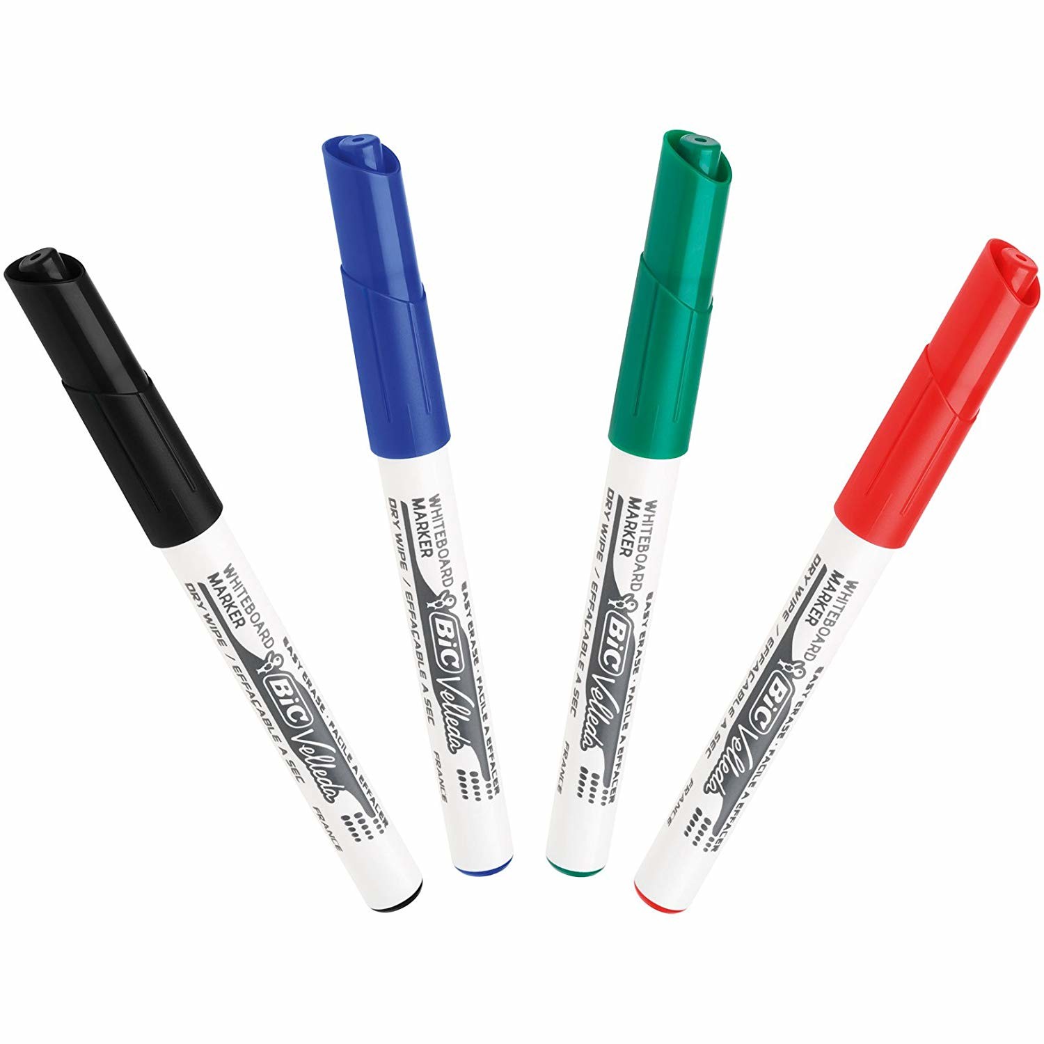 BIC Velleda 1741 Evidenziatore 4 Pz Tipo Di Punta Nero Blu Verde 