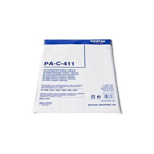 Brother PAC411 Confezione da 100 fogli A4 di carta termica originale -  Nastri / Etichette / Timbri - Esseshop - Il tuo Partner in Informatica, PC  e Networking