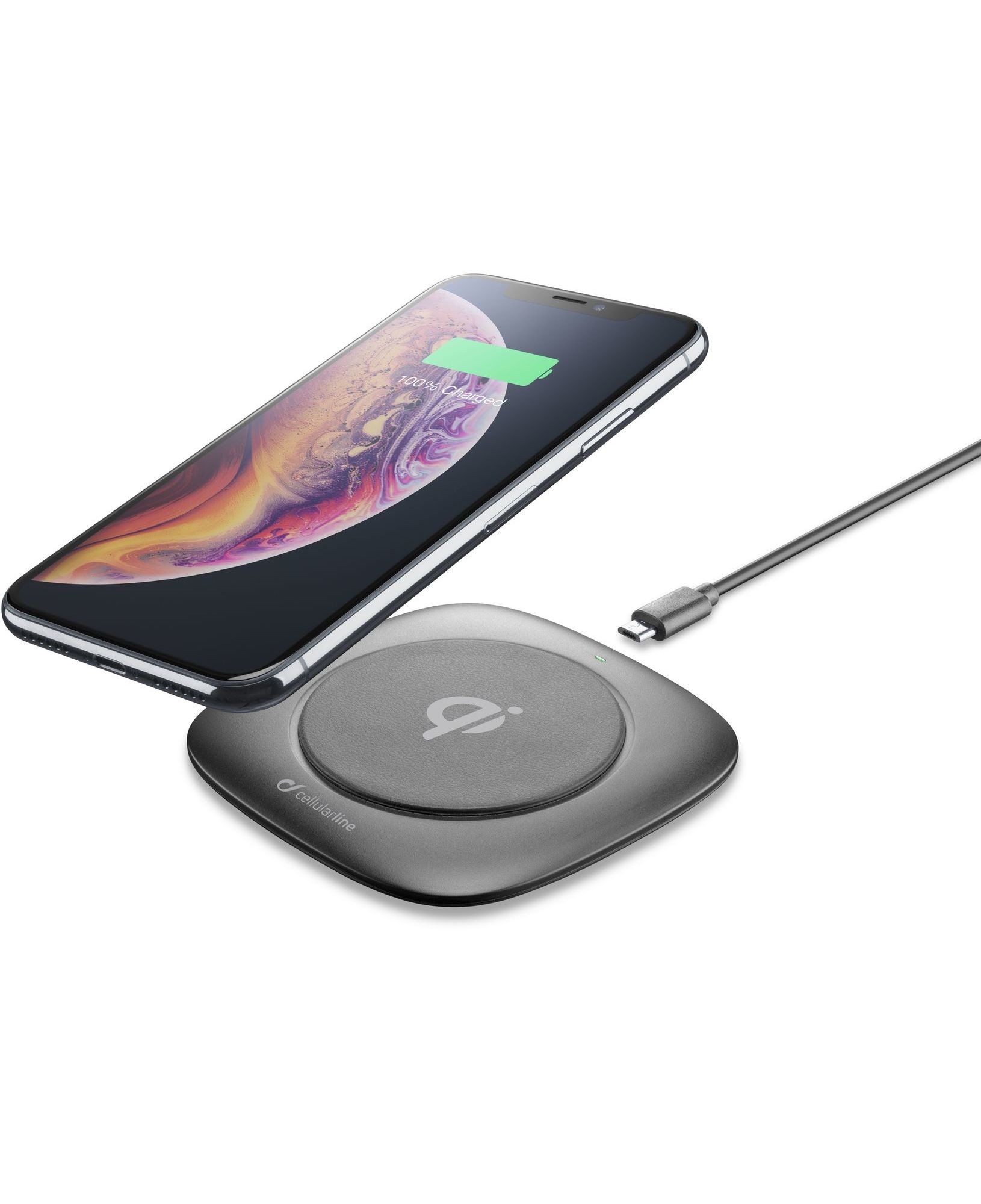 Easy wireless. Cellular line Wireless fast Charger Dual.