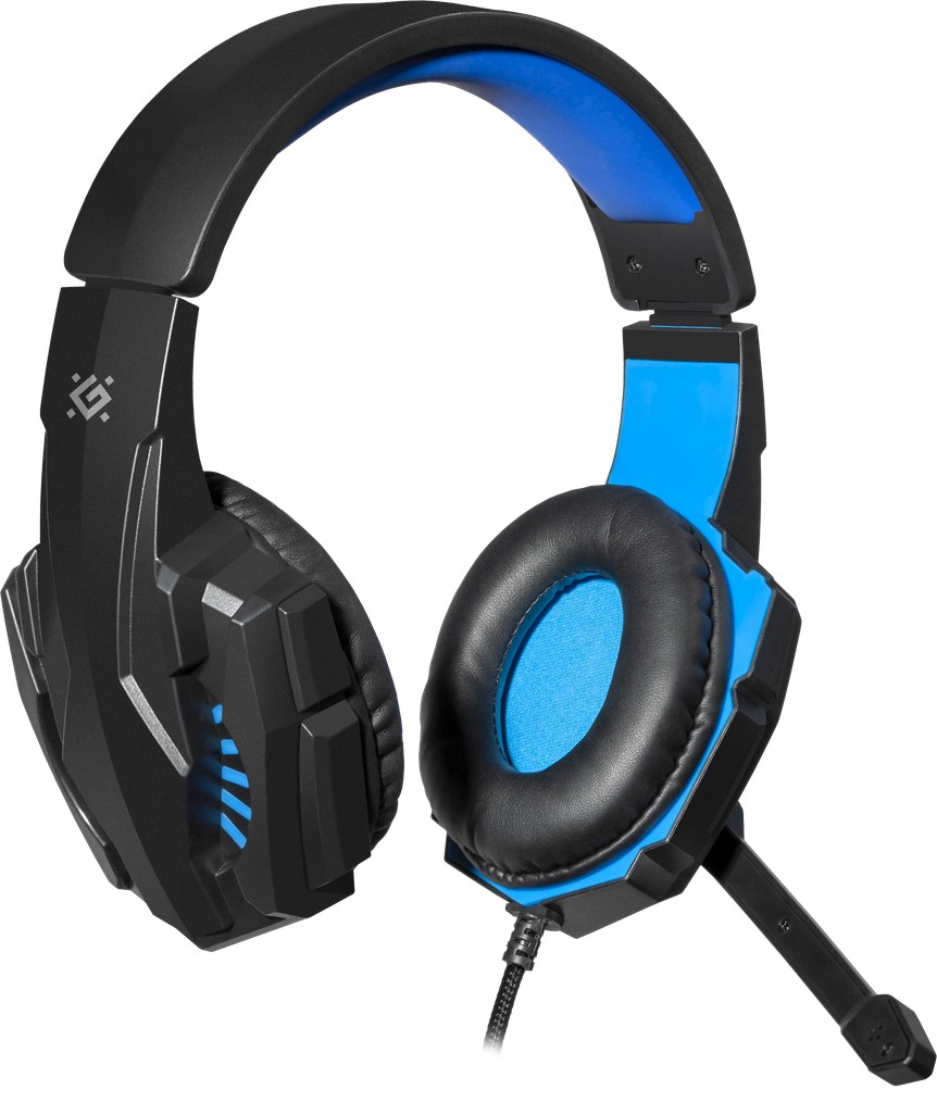 Cuffie da gaming Defender Warhead G-390 nero+blu, cavo 1,8 m - Cuffie &  Microfoni - Esseshop - Il tuo Partner in Informatica, PC e Networking