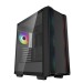 Case DeepCool Mid Tower CC560 ARGB V2 Black, 4 ventole da 120 ARGB