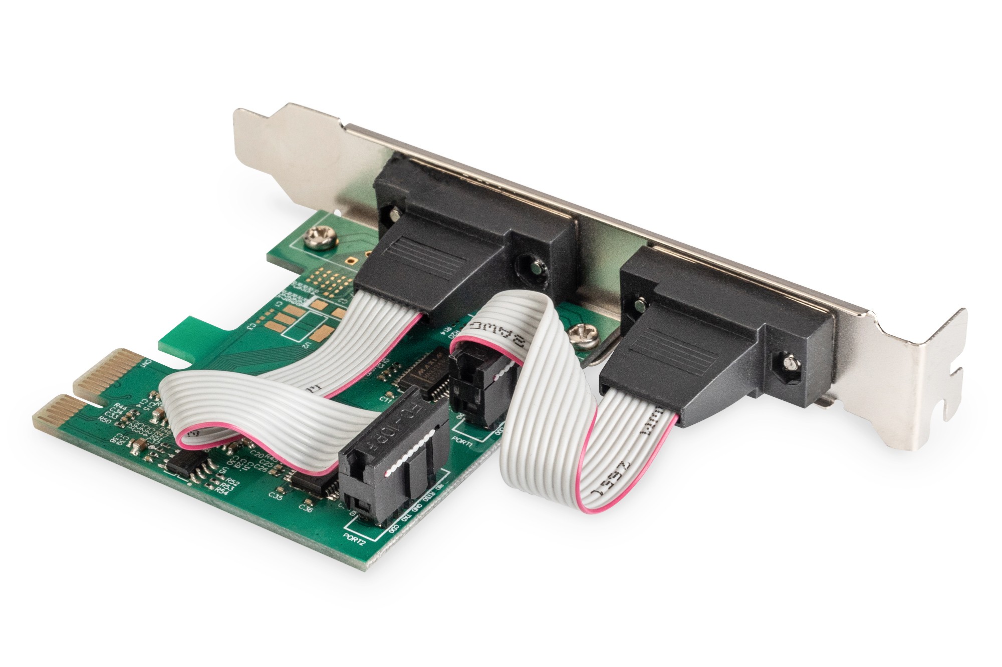 Scheda PCI Digitus DS33040 Con 1 Porta Parallela E 2 Porte Seriali RS232 – Per PC Desktop, Chip MCS9865